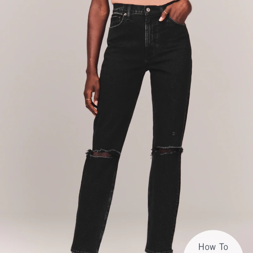 Abercrombie The Mom High rise jeans